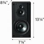 Sony SS-CS5M2 Parlantes de estantería compactos Hi-Res de 3 vías y 3 drivers (Par)