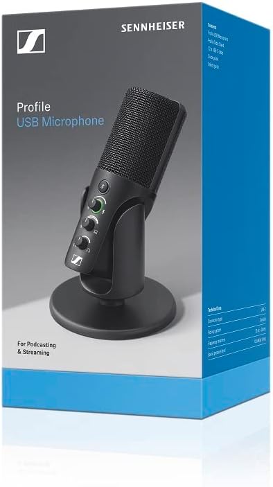 SENNHEISER Perfil profesional \u2013 Micrófono de condensador cardi...