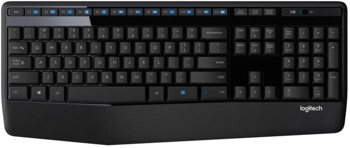 Logitech Teclado inalámbrico K345 - Teclado de tamaño completo con...