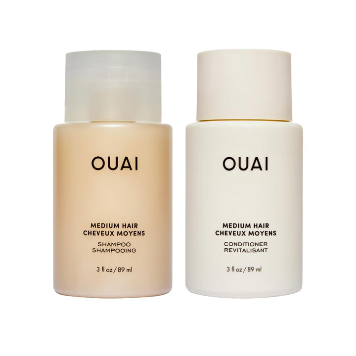 OUAI Juego de champú y acondicionador para cabello medio, tamaño de...