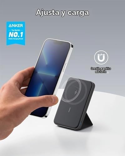 Anker Batería magnética 622 (MagGo), cargador portátil inalámbrico...