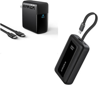 Anker Cargador MacBook Pro, 100 W USB-C con banco de energía portát...