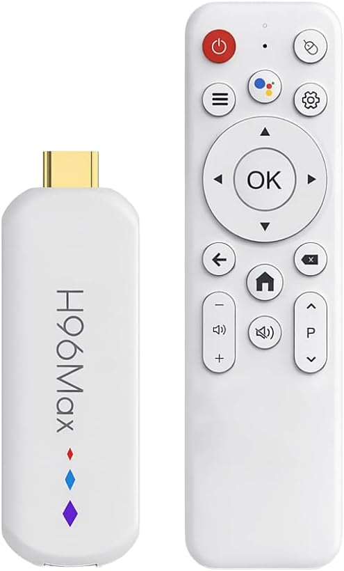 H96MAX TV Stick 4K Ultra HD reproductor multimedia Screencast WiFi6 16GB USB Home Media Player