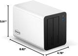 TERRAMASTER Almacenamiento NAS F2-425 Plus - 2 Bahías CPU Intel N15...