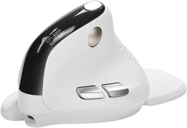 DeLUX Seeker - Ratón ergonómico inalámbrico con pantalla OLED, rató...