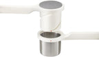 Exprimidor ergonómico, con giro, de acero inoxidable Joseph Joseph, (Potato Ricer), Blanco