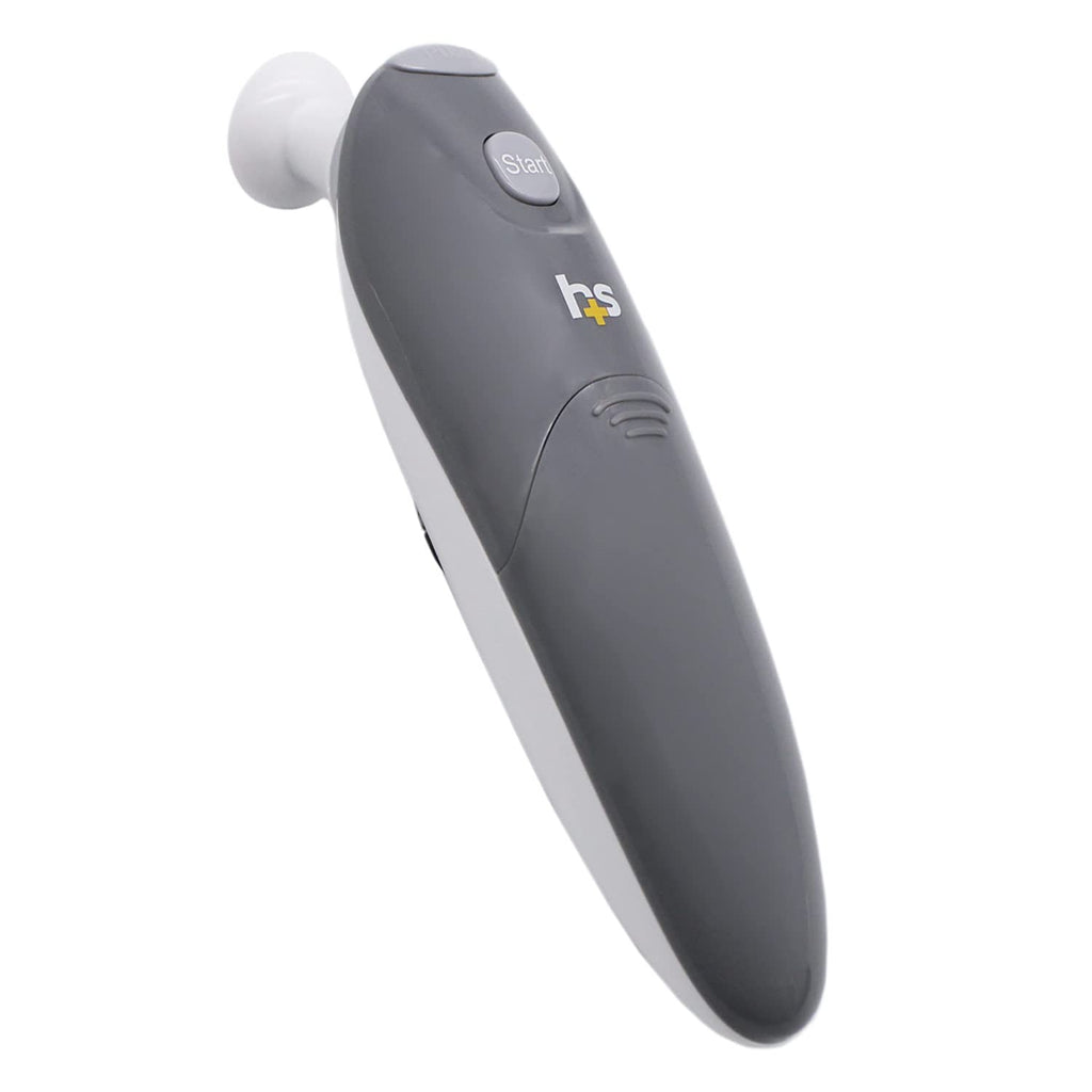 HealthSmart Termómetro infrarrojo parlante para oído y frente, no necesita cubiertas de sonda, apto para FSA y HSA, alarma de fiebre visual, lecturas de audio en inglés y español, escaneo instantáneo