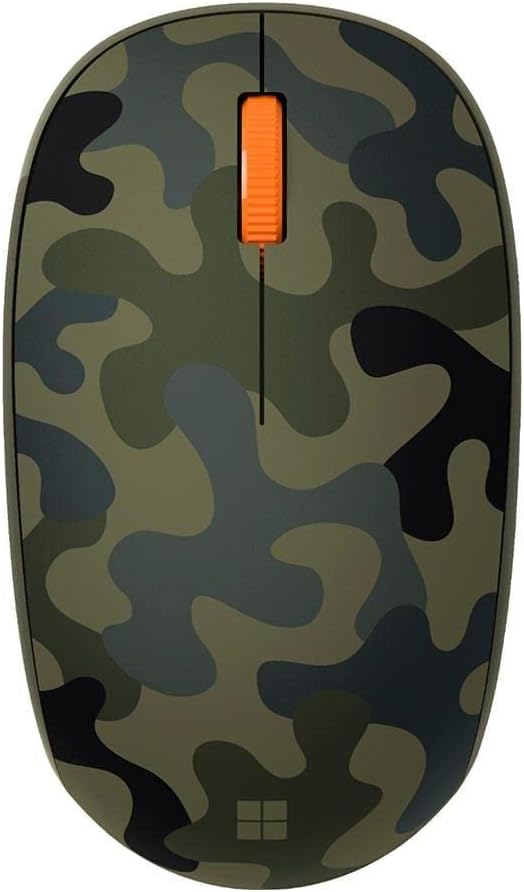 Ratón Bluetooth Microsoft - Camuflaje Forestal. Diseño Compacto y C...