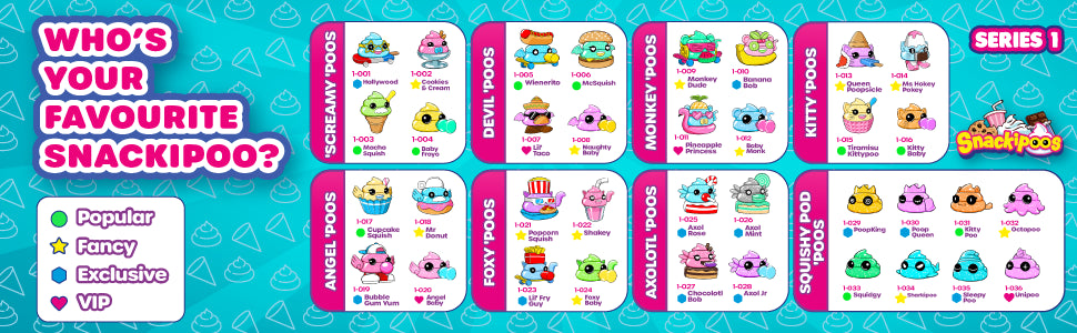 Squishyverse Snackipoos 1 paquete Kit de fabricación