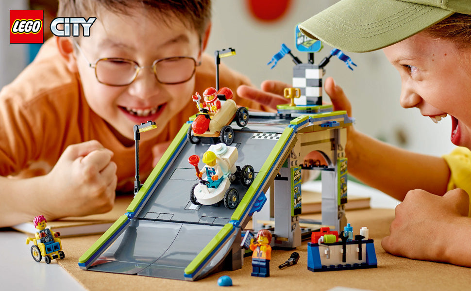 LEGO City No Limits Race Car Ramp Track Toy - Juguete de