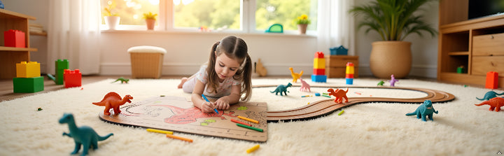 Pista de carreras de dinosaurios juego de dinosaurios