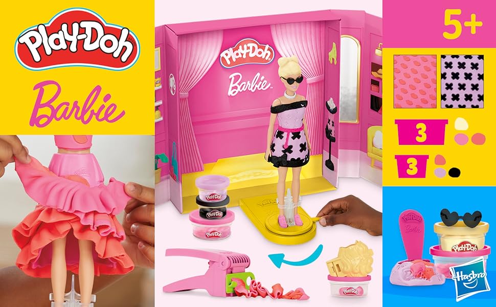 Play-Doh Barbie - Juego de desfile de moda de diseñador