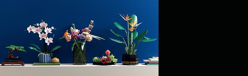 LEGO Botanicals Orchid - Juego de construcción de flores