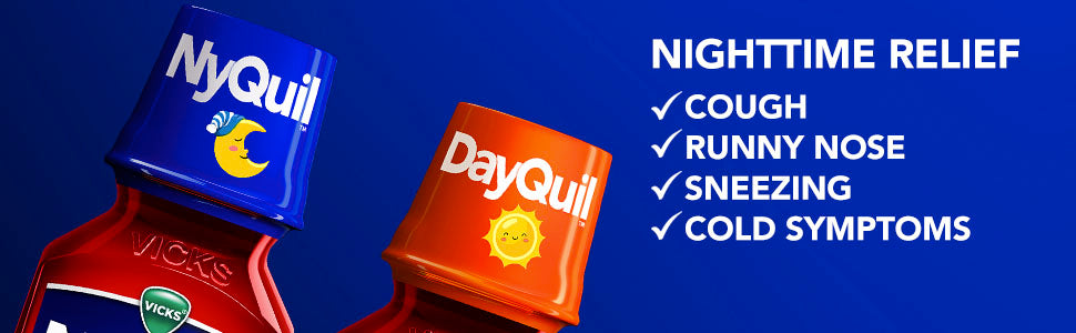 VICKS Kids DayQuil NyQuil Berry - Paquete de medicina