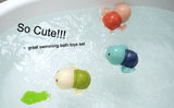 SEPHIX - Juguetes de baño a cuerda regalos para bebés