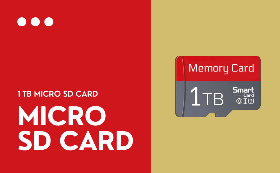 5-Star Tarjeta de memoria Micro SD de 1 TB de alta