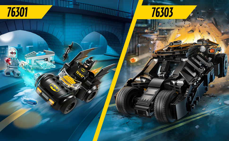 LEGO DC Batman Tumbler vs Two Face The Joker Toy Building