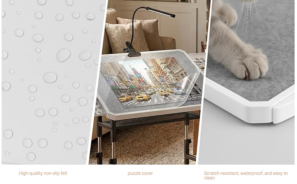 Mesa de rompecabezas de 1500 piezas con 6 cajones y