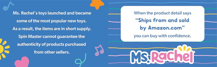 Ms Rachel - Muñeca oficial para abrazar y estar cómoda