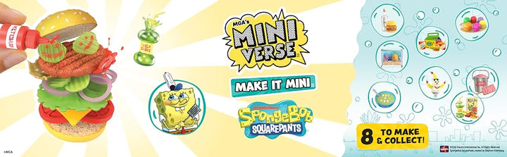 MGAs Miniverse Hazlo Mini Bob Esponja Mini Coleccionables
