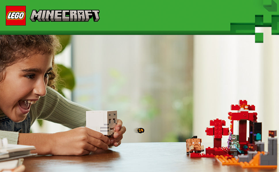 LEGO Minecraft The Nether Portal Embush Adventure Set