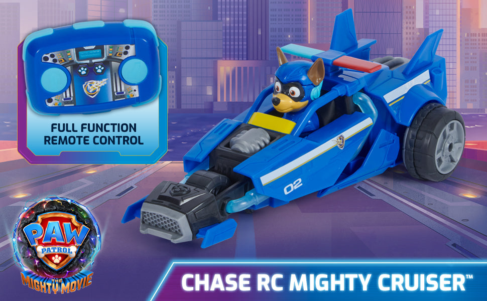 Paw Patrol The Mighty Movie auto a control remoto con