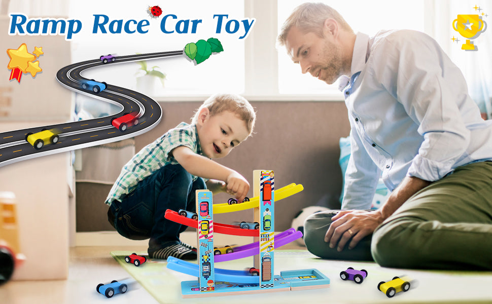 Juguetes Montessori para niños pequeños juguete de pista