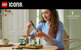 LEGO Icons Fountain Garden Building Set - Kit de bricolaje