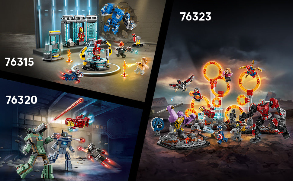 LEGO Marvel Avengers Endgame Thor vs Chitauri - Juego de