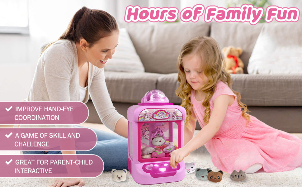 Máquina de garras para niños mini máquina expendedora de