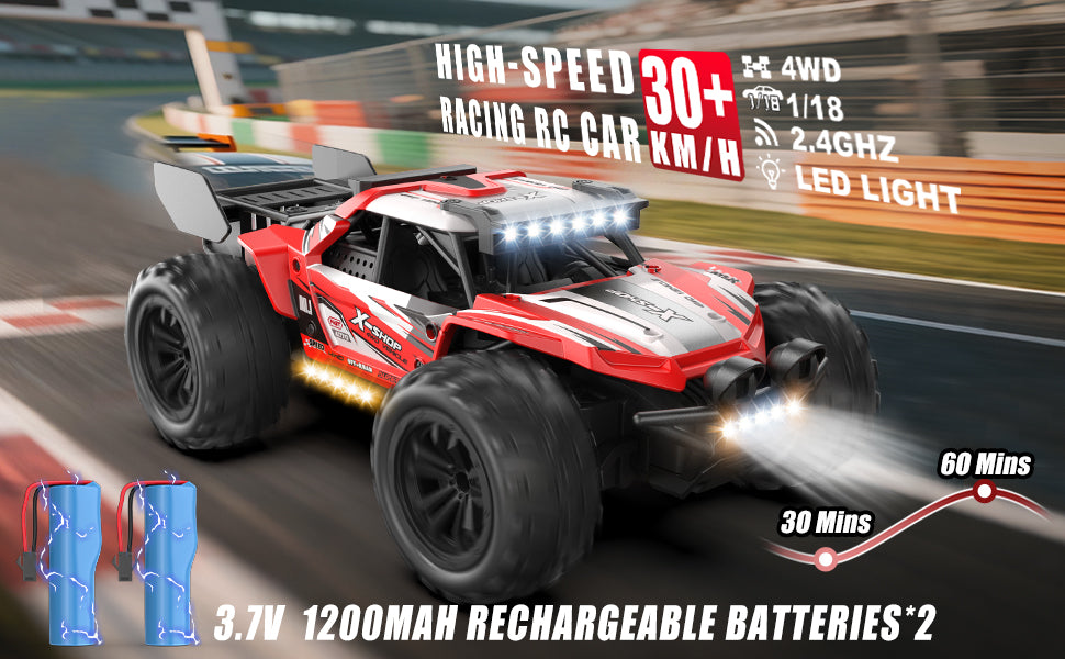 Scientoy Auto de control remoto 30KPH de alta velocidad