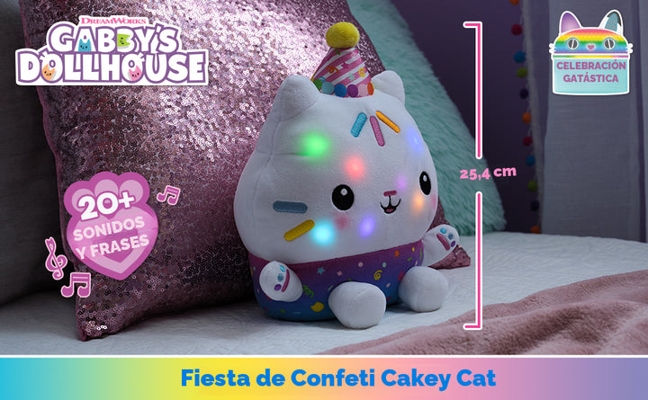Gabbys Dollhouse Celebrations Sprinkle Party Cakey Cat -