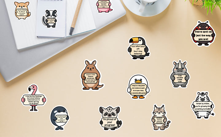 100 calcomanías lindas para niños calcomanías de animales