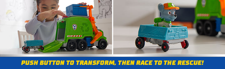 Paw Patrol Crush N Roll - Camión de reciclaje con figura