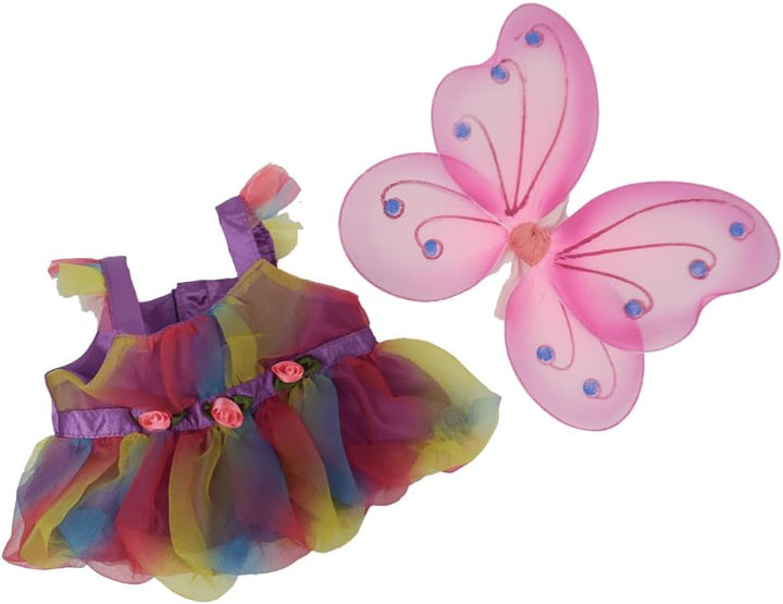 Disfraz de mariposa de hadas para muñecas de 14 a 18