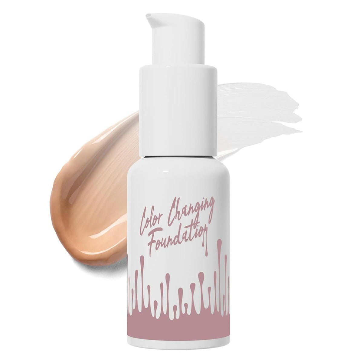 Base de maquillaje que cambia de color para piel madura, acabado natural autoajustable, cobertura ligera a media construible, difumina imperfecciones y líneas finas con hidratación hipoalergénica para