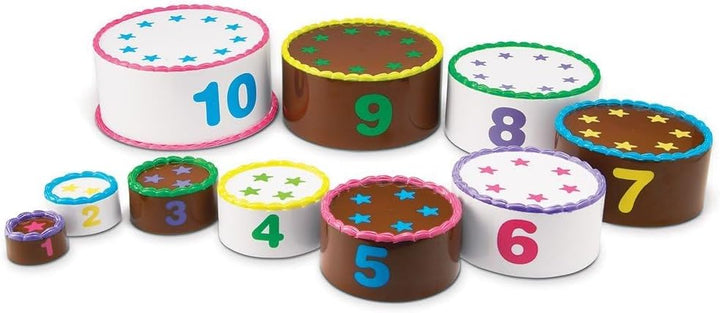 Learning Resources - Pastel de capas apilar y contar \u2013 10 piez...