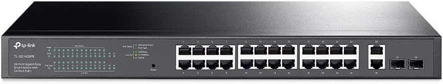 TP-Link TL-SG1428PE, Switch PoE+ Administrable Easy Smart Gigabit de 24 puertos