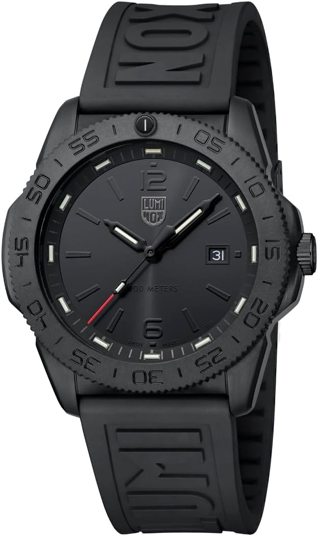 Luminox Pacific Diver 3121 Blackout - Reloj de buceo para hombre, 1.732 in