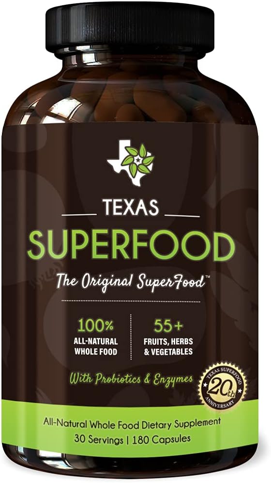Cápsulas 180 Texas Superfood