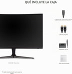 ViewSonic VX2418C Monitor curvo para juegos de 24 pulgadas, 1080p,...