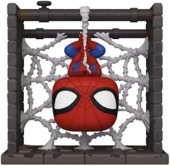 Funko Pop Deluxe Marvel Spider Man Webbed Figure