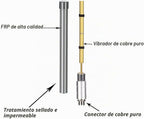 Signalplus Antena de fibra de vidrio de 1090MHz ADS-B Antena-Omni 12dbi 45 pulgadas con cable SMA de 32.8 pies para aviación