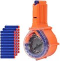 Revista de tambor de 25 rondas para la serie Nerf N-Strike Elite con 30 dardos de recarga