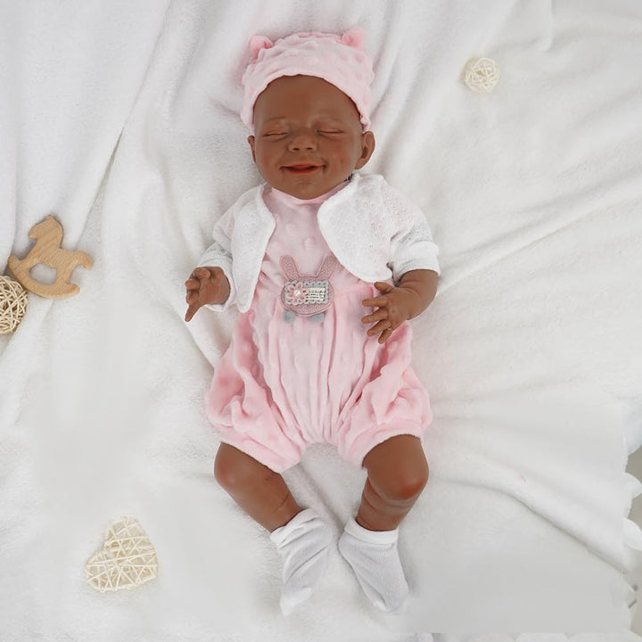 Muñecas de bebé Reborn de 18.5 pulgadas, de cuerpo completo, muñeca...