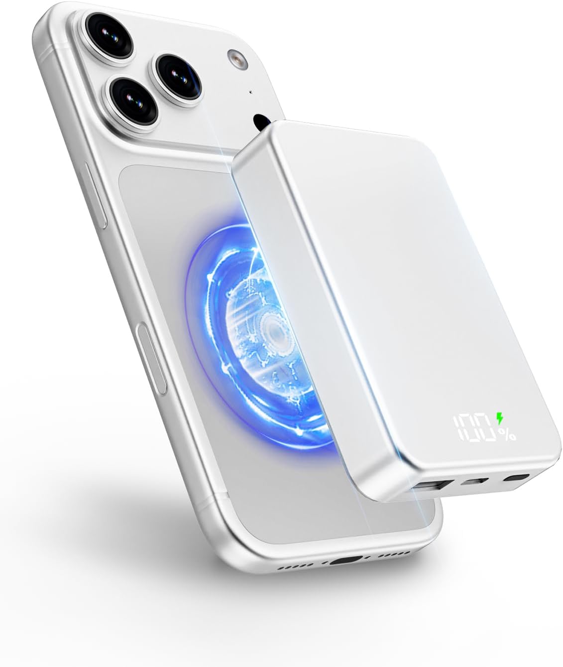 ZIKIHAA Banco de energía magnético de 26800 mAh para cargador portá...