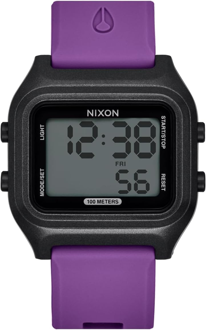 NIXON Ripper A1399-328.1 ft Reloj deportivo digital resistente al agua para