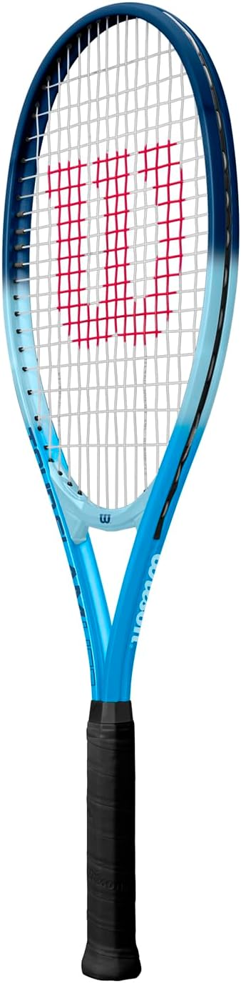 Wilson Tour Slam Lite - Raqueta de tenis recreativa para adultos, tamaño de empuñadura 3-4 3/8 pulgadas, color azul
