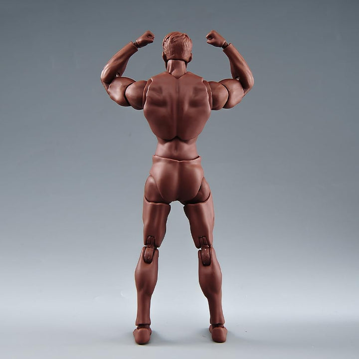 Fremego Figura de acción masculina a escala 1\/12, figura muscular...