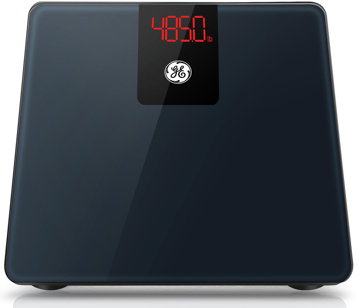 GE Báscula de baño para peso corporal de 500 libras, báscula digital